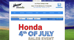 Desktop Screenshot of hanoverhonda.com